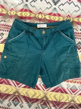 Eddie Bauer Teal Cargo Shorts